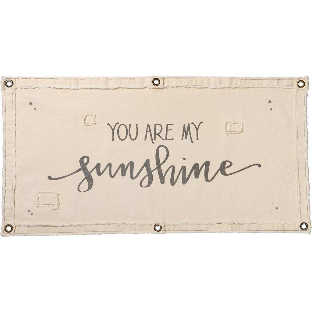 You Are My Sunshine Canvas Grommet Tapestry