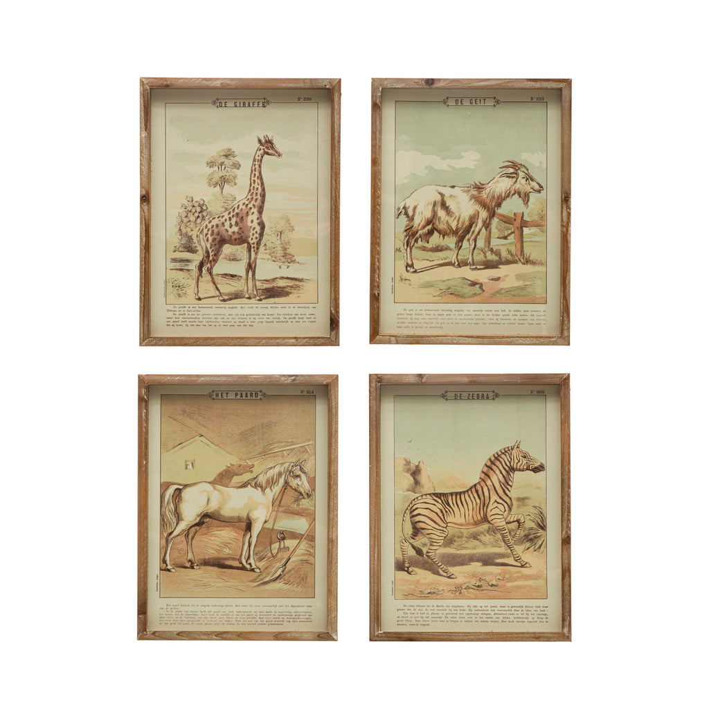 Vintage Reproduction Animal Wall Décor