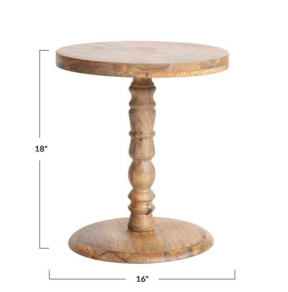 Natural Wood End / Accent Table